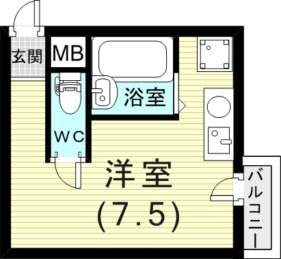 3階の間取り図