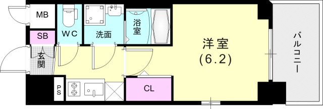 8階の間取り図