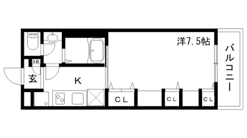 3階の間取り図