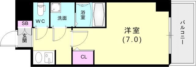 7階の間取り図