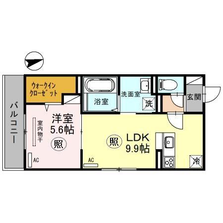 1階の間取り図