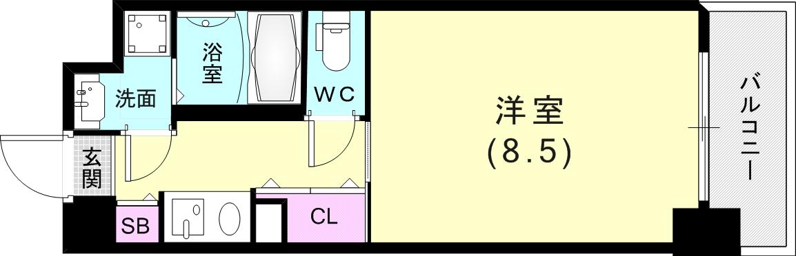 6階の間取り図