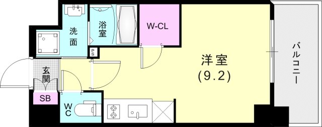 6階の間取り図