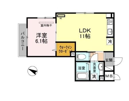3階の間取り図