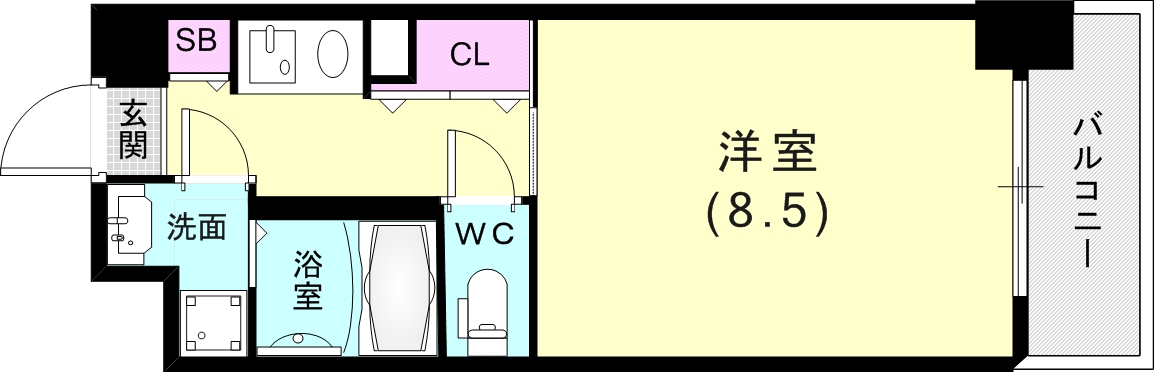7階の間取り図