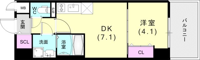 10階の間取り図