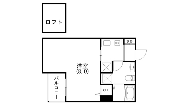 2階の間取り図