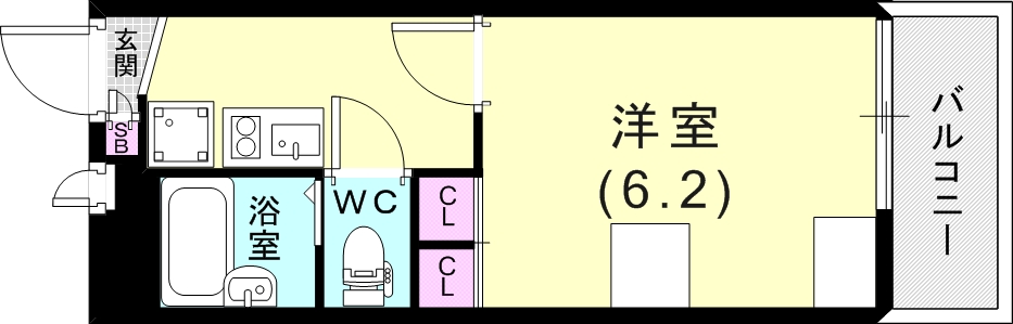 1階の間取り図