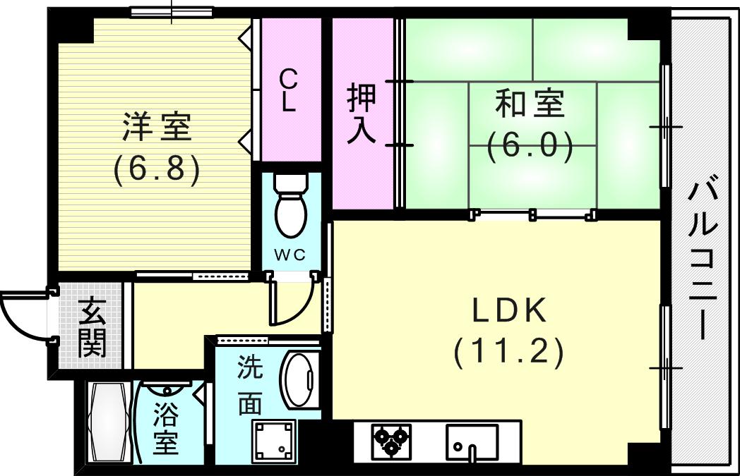 5階の間取り図