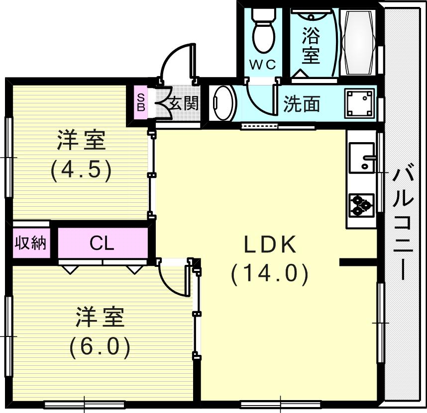 使いやすい間取りになります