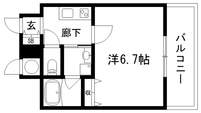 3階の間取り図