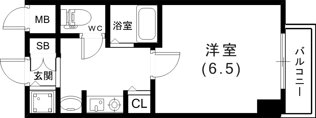 6階の間取り図