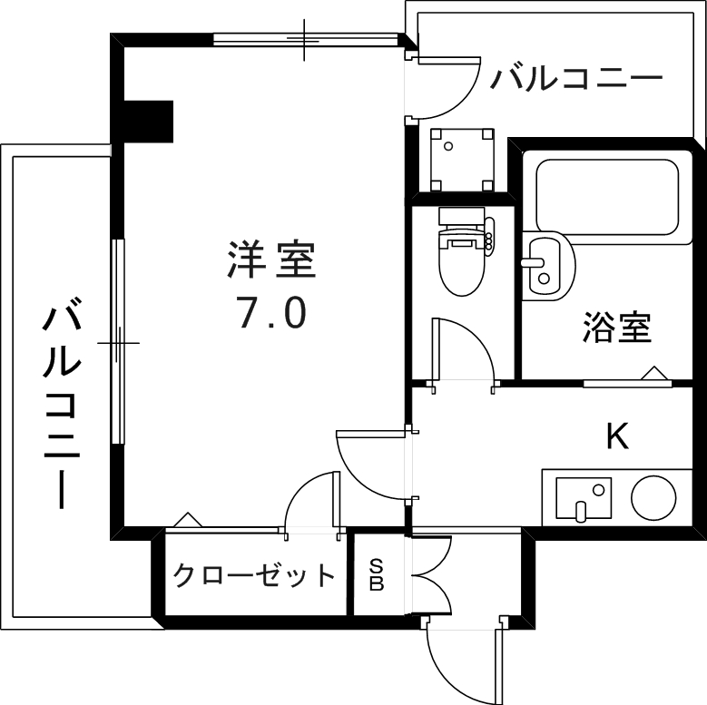 3階の間取り図