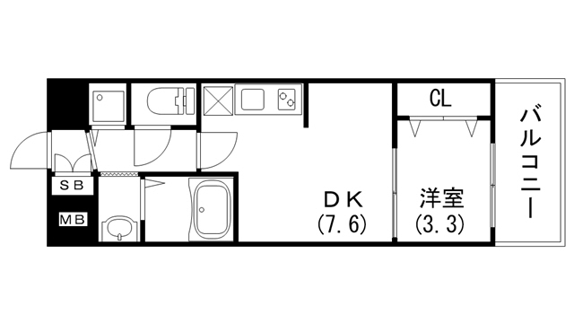 7階の間取り図