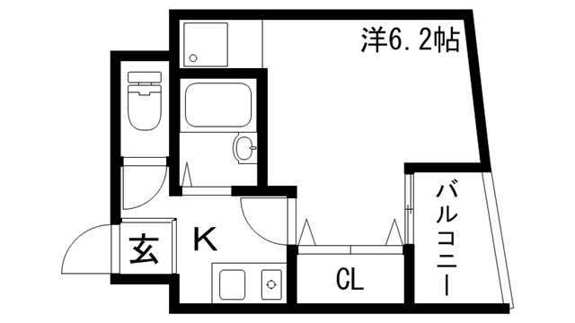 4階の間取り図