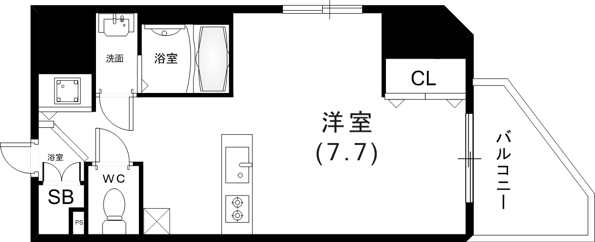7階の間取り図