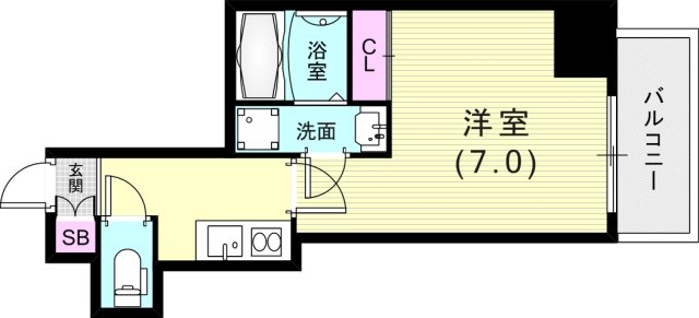 9階の間取り図