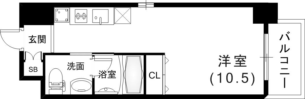 5階の間取り図