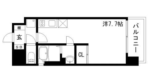 5階の間取り図