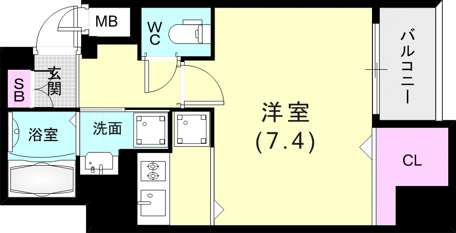 5階の間取り図