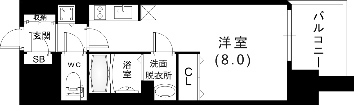 5階の間取り図