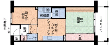 2階の間取り図