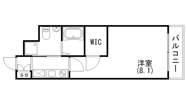 7階の間取り図