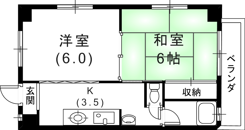 3階の間取り図
