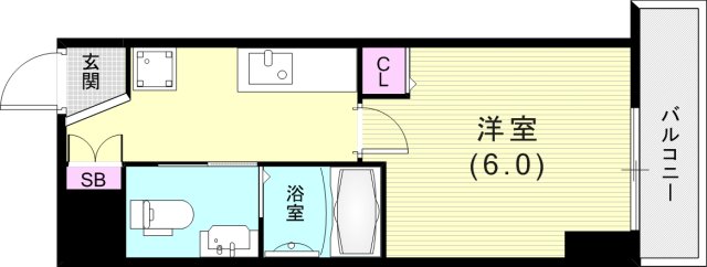 8階の間取り図
