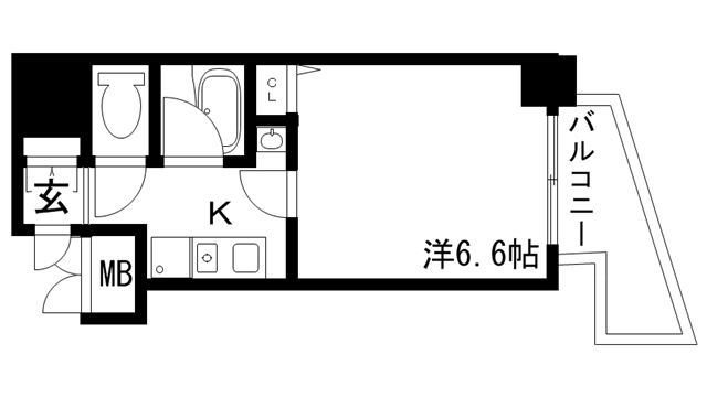 4階の間取り図