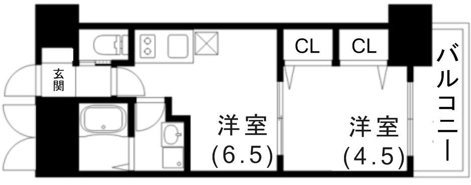 2階の間取り図