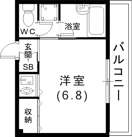 7階の間取り図