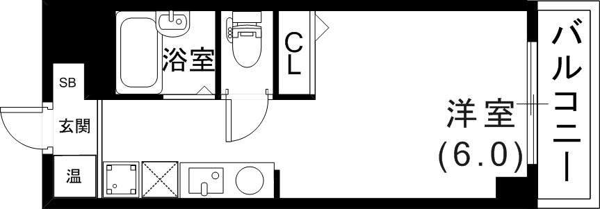 1階の間取り図