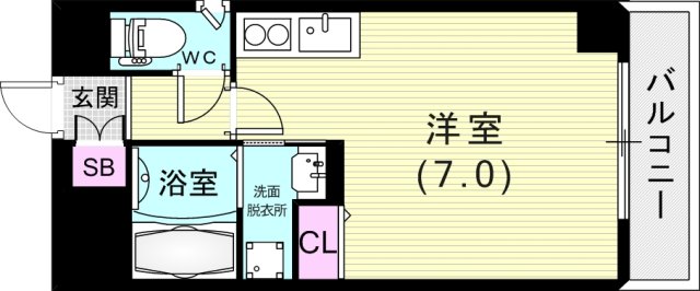 5階の間取り図