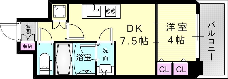 7階の間取り図