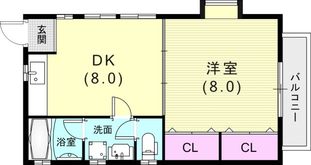 2階の間取り図