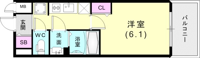 5階の間取り図