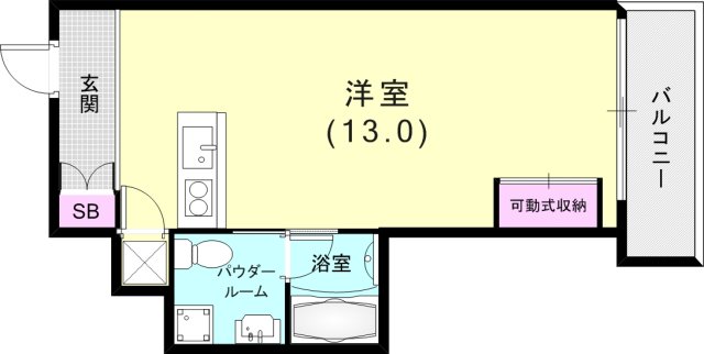 4階の間取り図