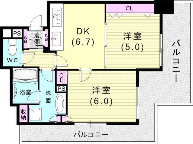 11階の間取り図