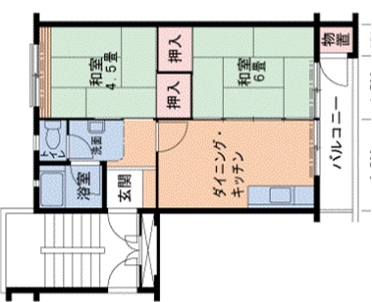 4階の間取り図