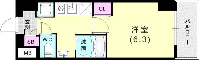 2階の間取り図