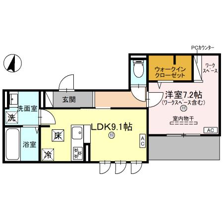 1階の間取り図
