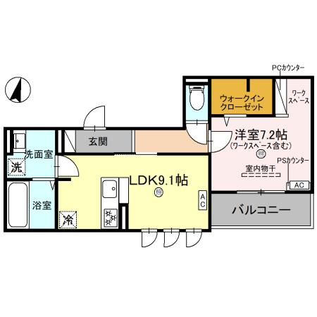 3階の間取り図