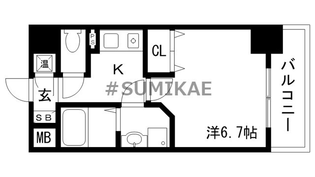 3階の間取り図