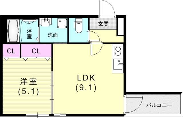 3階の間取り図