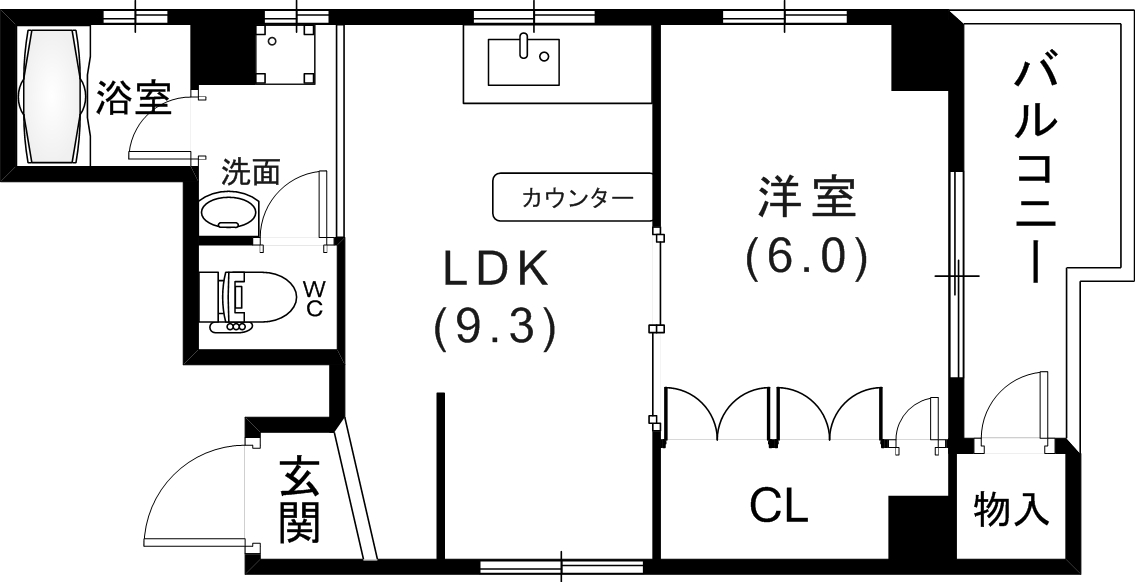 5階の間取り図