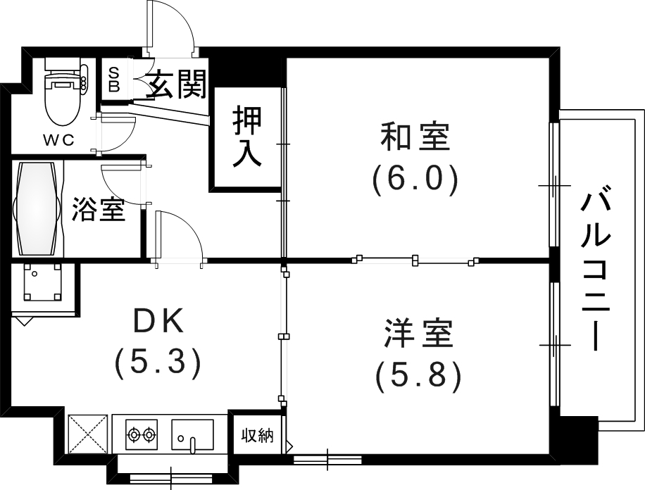 3階の間取り図
