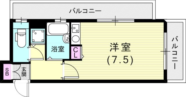 5階の間取り図