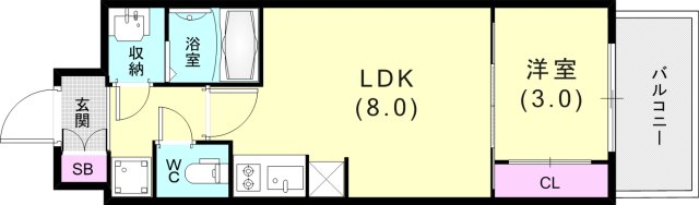 3階の間取り図