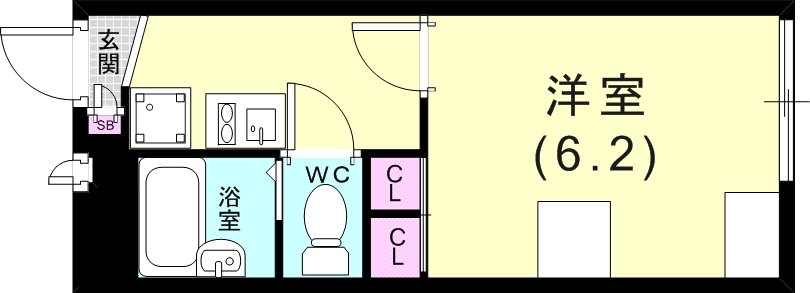 1階の間取り図